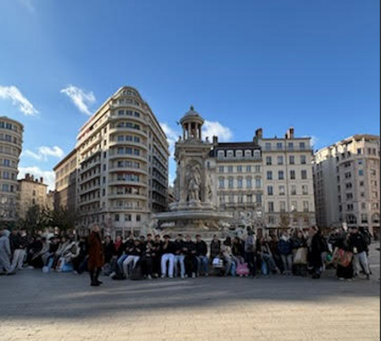 les élèves à Lyon