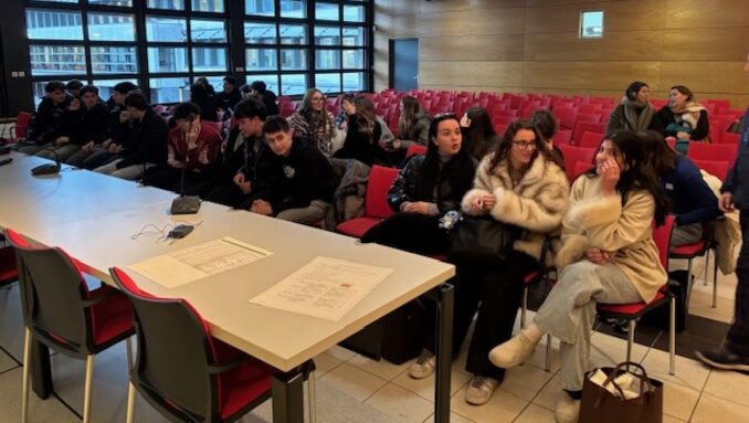 Accueil des lycéens de Jean Monnet